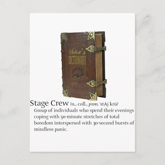 Scenbesättning Vykort (Framsida)