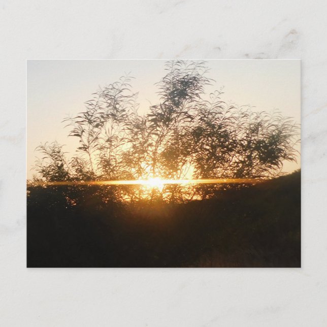 scendesign för solnedgång efter kort (Framsida)