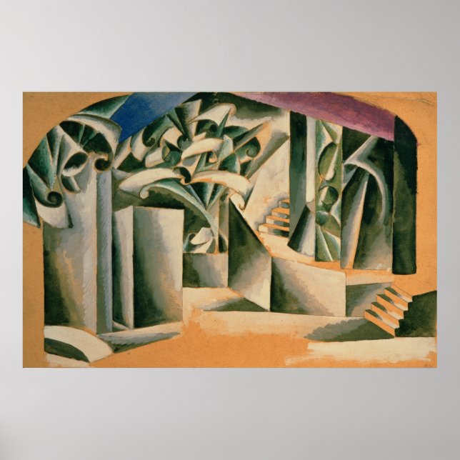 Scendesign för William Shakespeare's play Poster (Framsidan)