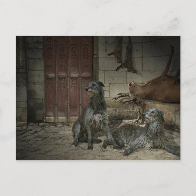 Scène de chasse : Ljbutin (del). 3) Vykort (Framsida)