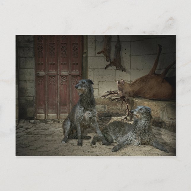 Scène de chasse : Ljbutin (del). 3) Vykort (Framsida)