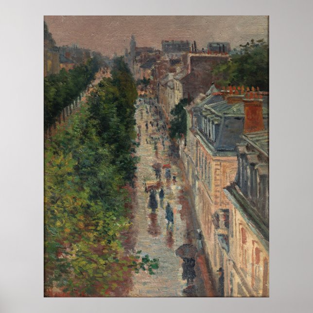 Scene de Rue a Paris Poster (Framsidan)