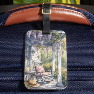 Scene för raketbeläggning av Wisteria Porch Bagagebricka