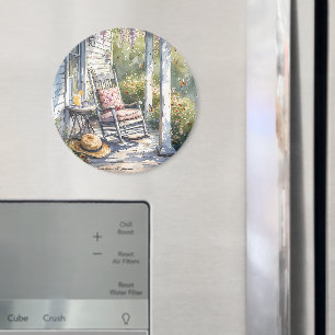Scene för raketbeläggning av Wisteria Porch Magnet