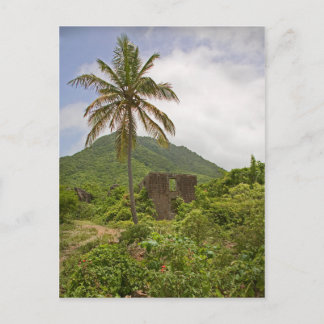 Scene för Västindien för sockerruins-öarna Handfla Vykort