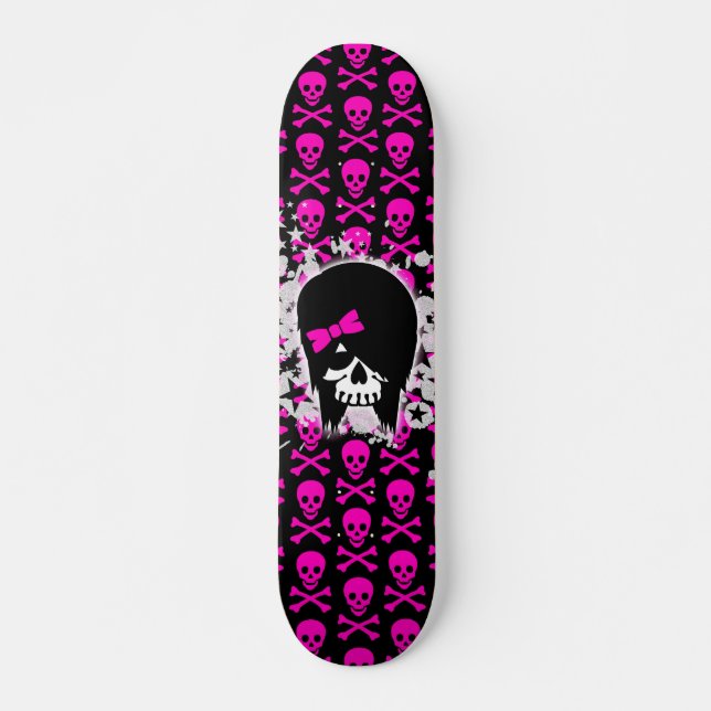 Scene Girl Döskalle skateboard (Framsida)