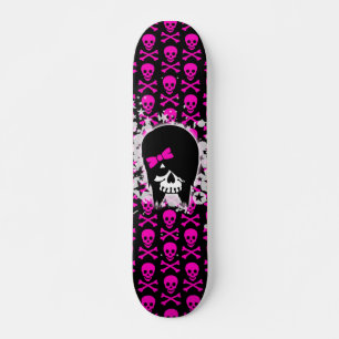 Scene Girl Döskalle skateboard Bräda 21,5 Cm