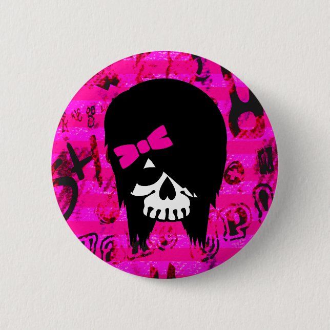 Scene Girl Skull-knapp Knapp (Framsida)