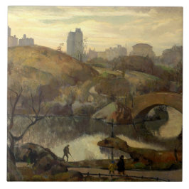 Scene in Central Park (New York City, NY, USA) Kakelplatta