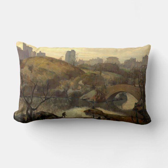 Scene in Central Park (New York City, NY, USA) Lumbarkudde (Framsida)