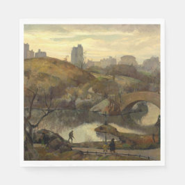 Scene in Central Park (New York City, NY, USA) Pappersservett