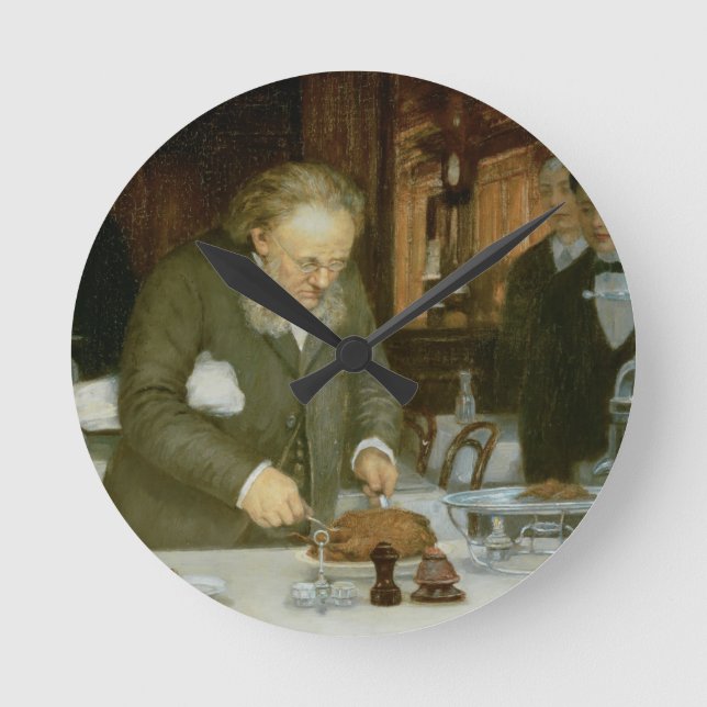 Scene på La Tour d'Argent Restaurant Rund Klocka (Framsida)