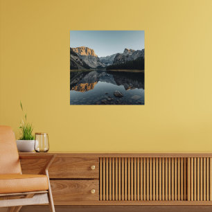 Scenen Alperna Spegel - Poster landskap