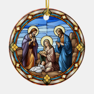 Scenen med fastsatt glasfiende julgransprydnad keramik