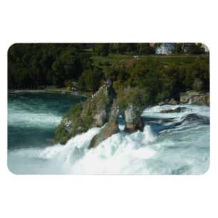 Scenen Rhine Falls i Schweiz Magnet