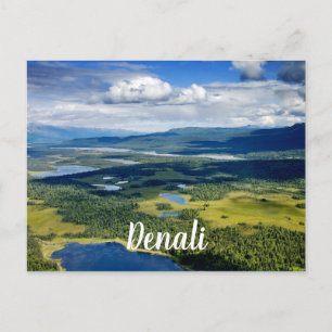 Scenen Sjöar i Denali Vykort
