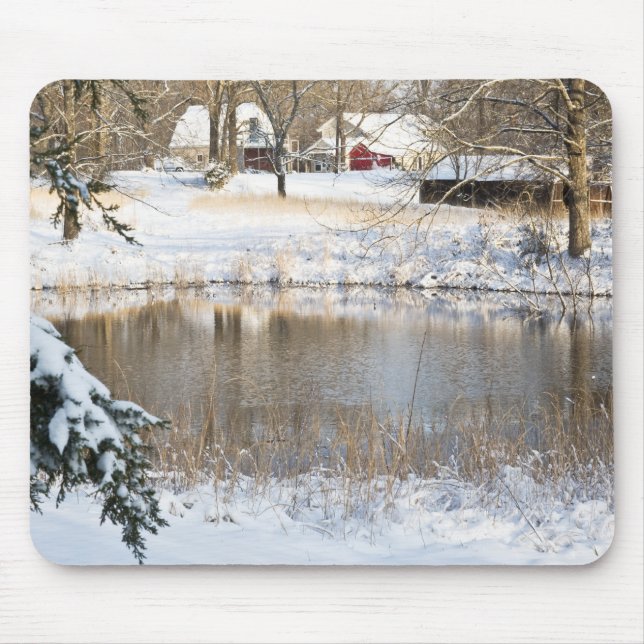 Scenen Snö på landsbygden Musmatta (Framsidan)