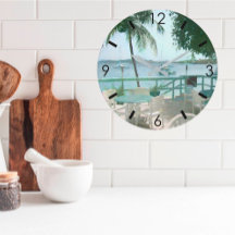 Scenen Tropical Vatten Boats Handflatan Träd