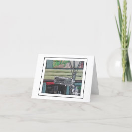 Scener av New Orleans Notecard Tack Kort