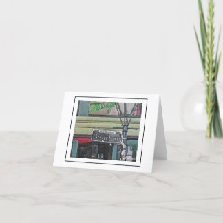 Scener av New Orleans Notecard Tack Kort