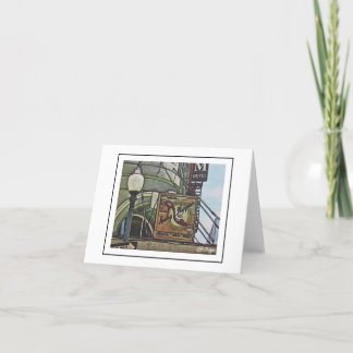 Scener av New Orleans Notecard Tack Kort