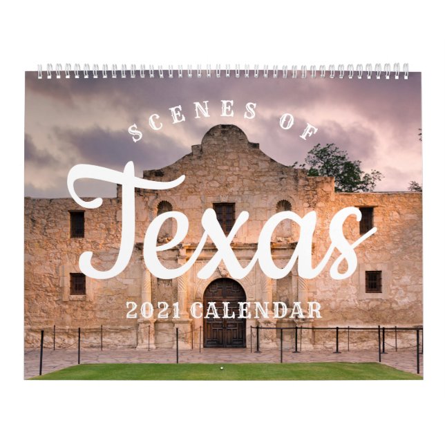 Scener av Texas 2021 Kalender (Omslag)