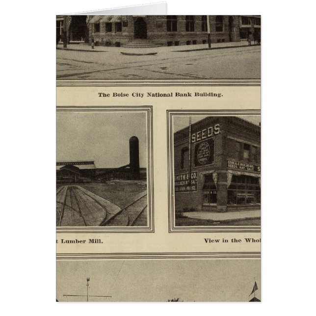 Scener, Boise, Idaho Hälsningskort (Framsidan)