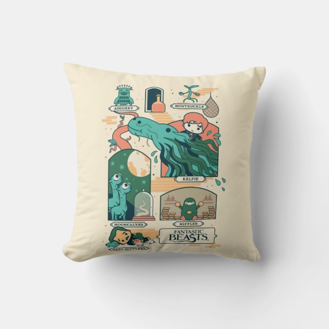 Scener för tecknad av fiktiva Beaster Kudde (Framsida)