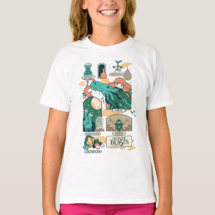 Scener för tecknad av fiktiva Beaster T Shirt