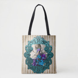 Scener från "Alice in Wonderland" Tote Bag Tygkasse