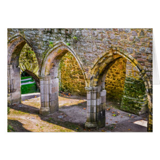 Scener från en Fransk abbey OBS Kort