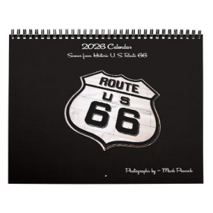 Scener från historiska Route 66 Kalender