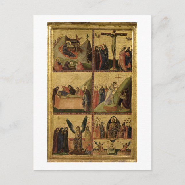 Scener från passionen (panelen) vykort (Framsida)