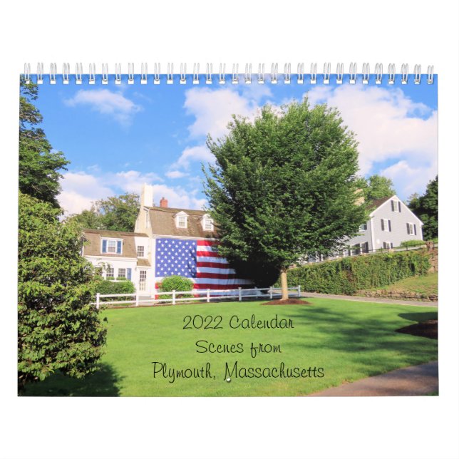 Scener från Plymouth Massachusetts Calendar Kalender (Omslag)