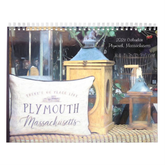 Scener från Plymouth Massachusetts Calendar Kalender (Omslag)