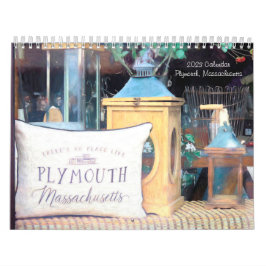 Scener från Plymouth Massachusetts Calendar Kalender