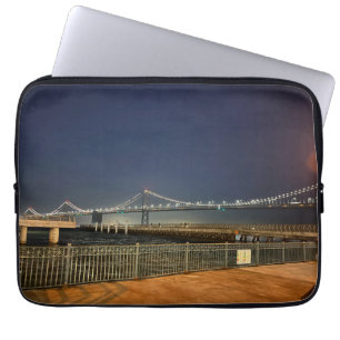 Scener från San Francisco Bay Bridge Laptop-fodral Laptop Fodral