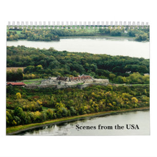 Scener från USA-foto Kalender