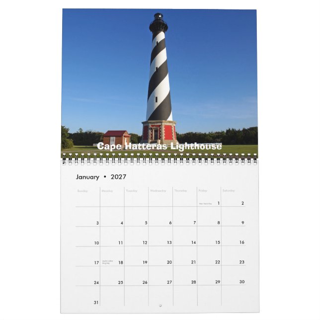 Scener från Yttre Banker Kalender (Jan 2027)