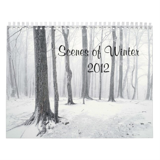 Scener i kalendern för vinter 2012 kalender (Omslag)