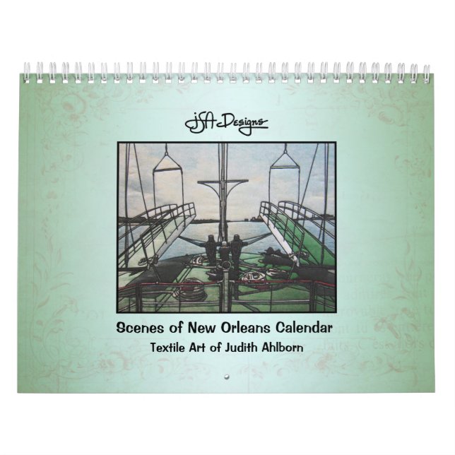 Scener i New Orleans Calendar Kalender (Omslag)