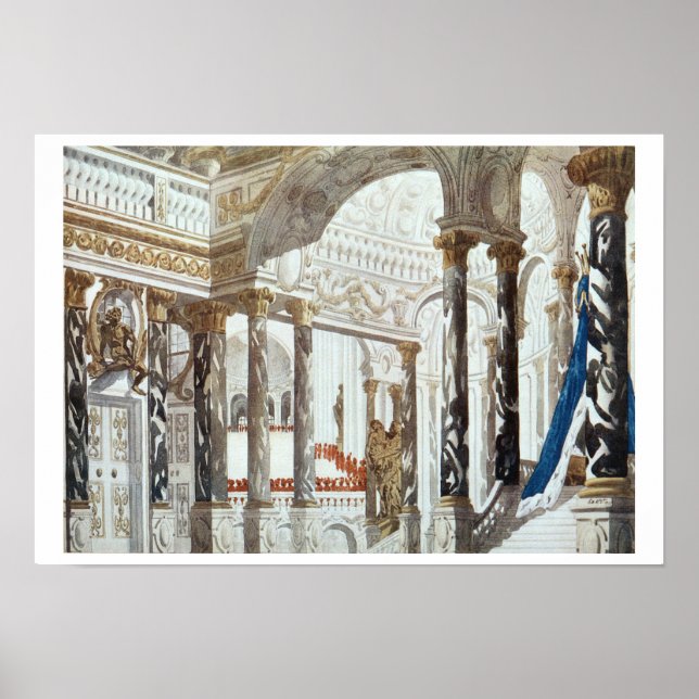 Scenerdesign för baptismen, från sovsäcken poster (Framsidan)