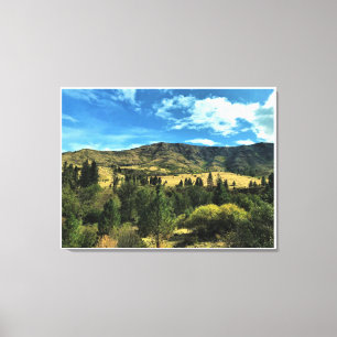 Scenery by Snake River, Oregon Canvastryck