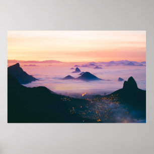 SCENERY OF BODY OF VATTEN POSTER