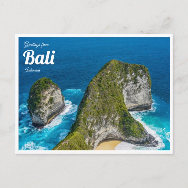 Scenery Postcard - Nusa Penida Bali Indonesia Vykort (Framsida)