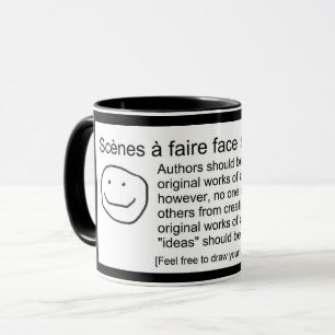 Scènes à faire ansikte sa... Författare bör betala Mugg