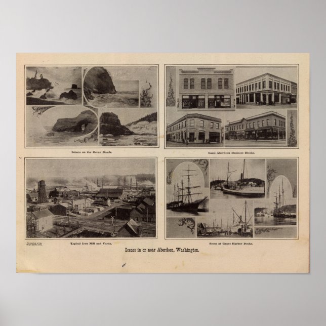 Scenes Aberdeen, Tvätta Poster (Framsidan)