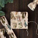 Scenes för Roligten Snö i vintage Winter  Presentpapper<br><div class="desc">Nostalgiskt och orustiskt sömlöst mönster med scener med Victorianska familjers skridskor,  lejder och roligt på vintern i snö i varmt sepia färg.</div>