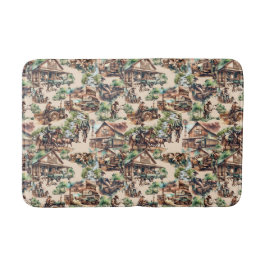 Scenes för westerna Ranch- eller Land-anläggningar Badrumsmatta