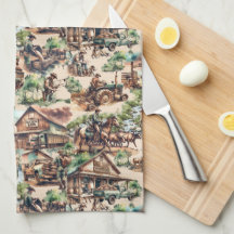 Scenes för westerna Ranch- eller Land-anläggningar